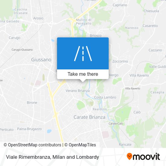 Viale Rimembranza map