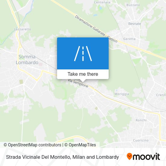 Strada Vicinale Del Montello map