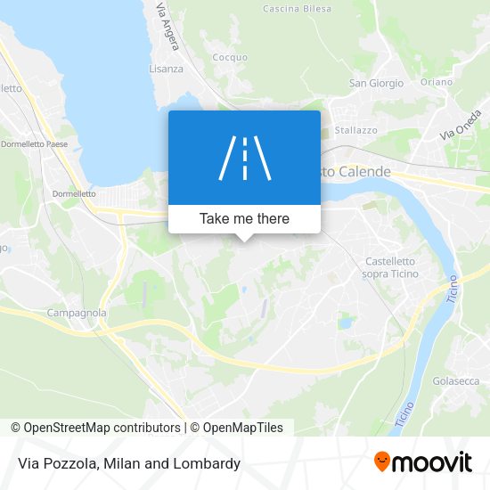 Via Pozzola map