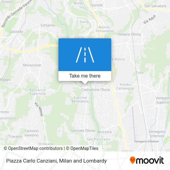 Piazza Carlo Canziani map