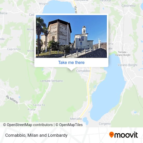 Comabbio map