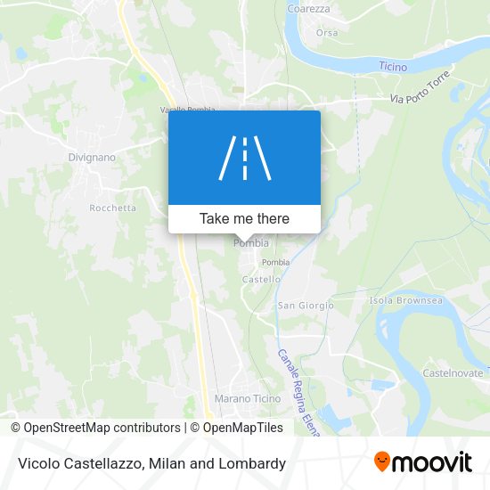 Vicolo Castellazzo map