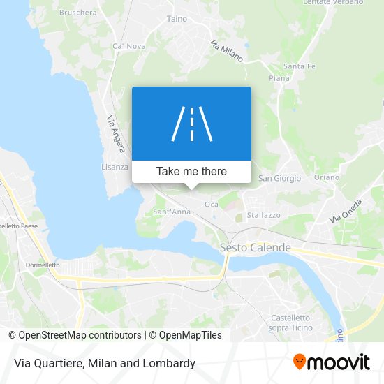Via Quartiere map