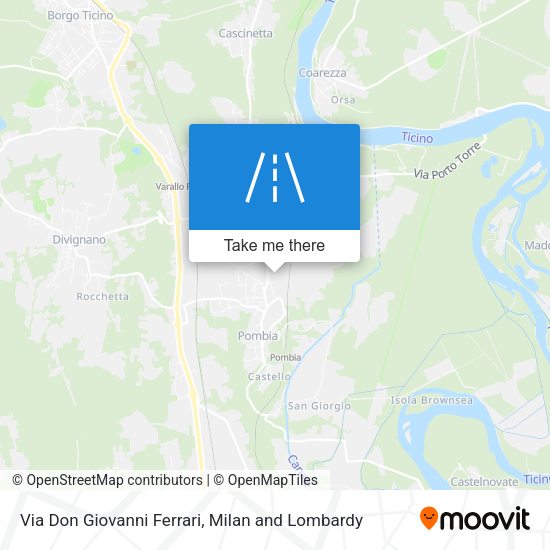 Via Don Giovanni Ferrari map
