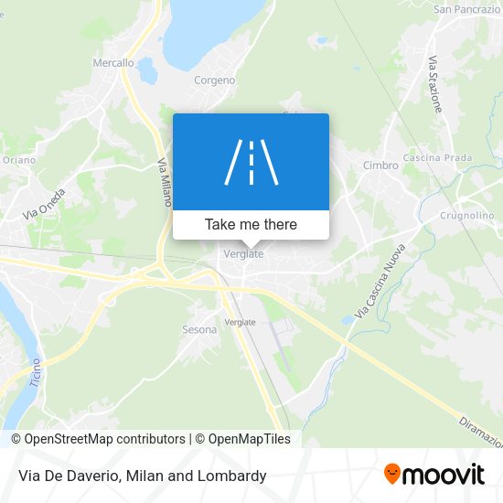 Via De Daverio map