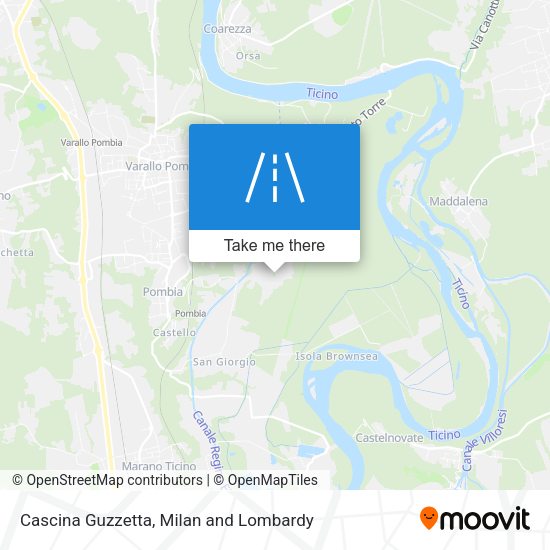 Cascina Guzzetta map