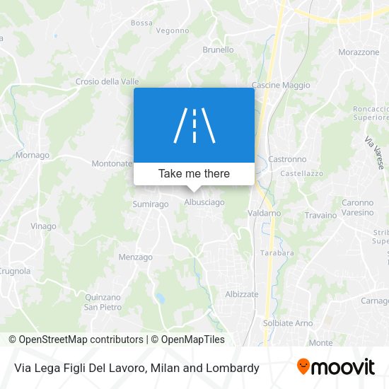 Via Lega Figli Del Lavoro map