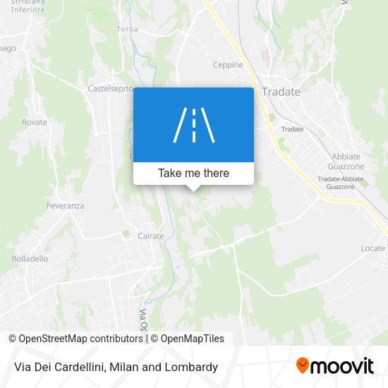 Via Dei Cardellini map