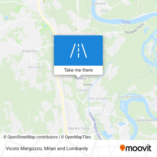 Vicolo Mergozzo map