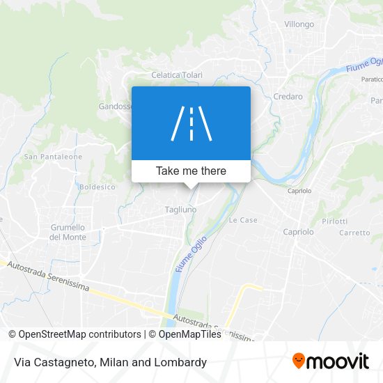 Via Castagneto map