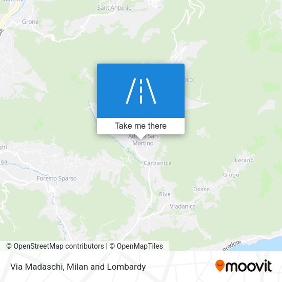 Via Madaschi map