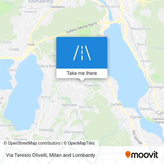Via Teresio Olivelli map