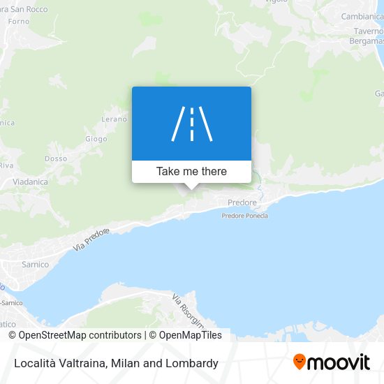 Località Valtraina map