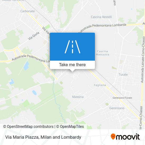 Via Maria Piazza map