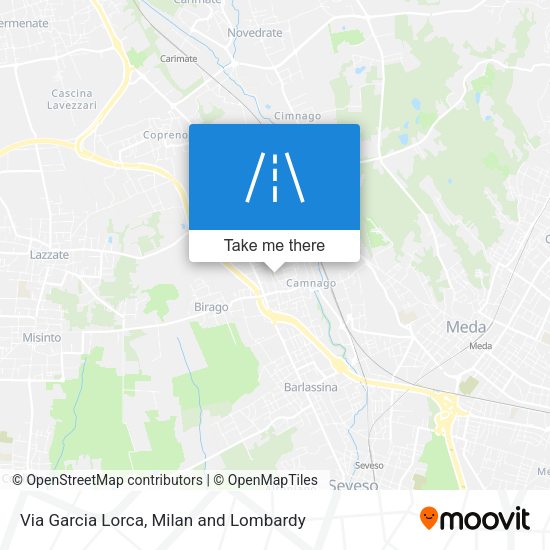 Via Garcia Lorca map