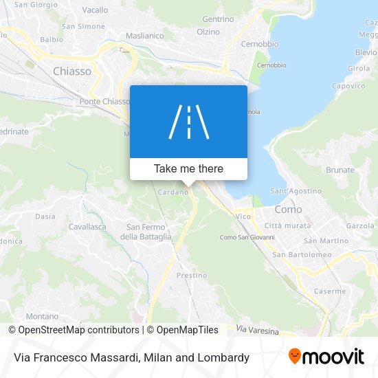Via Francesco Massardi map