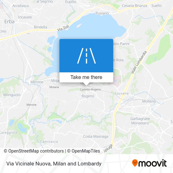 Via Vicinale Nuova map