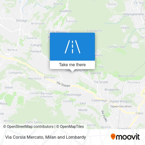 Via Corsia Mercato map