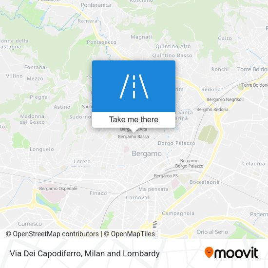 Via Dei Capodiferro map