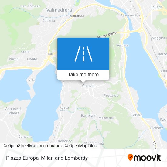 Piazza Europa map