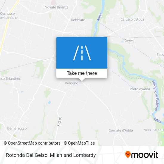 Rotonda Del Gelso map