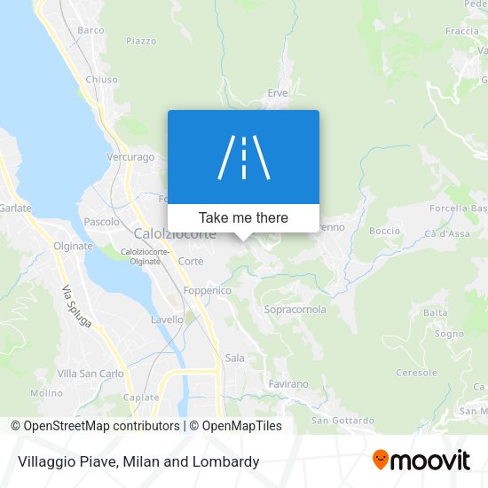 Villaggio Piave map