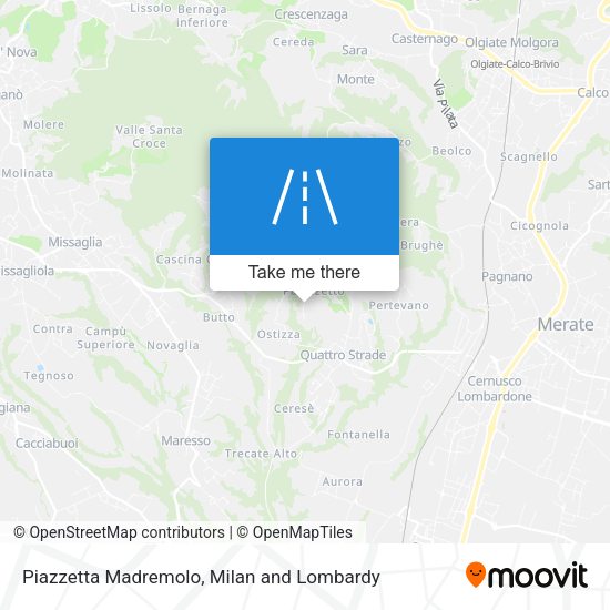 Piazzetta Madremolo map