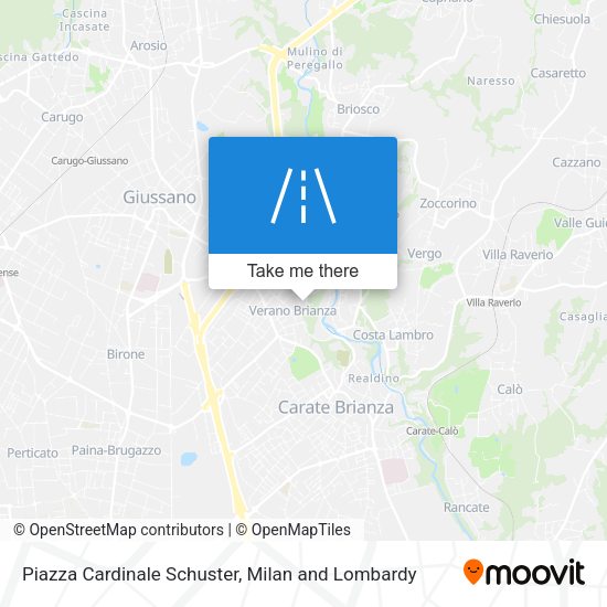 Piazza Cardinale Schuster map