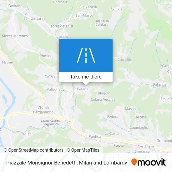 Piazzale Monsignor Benedetti map