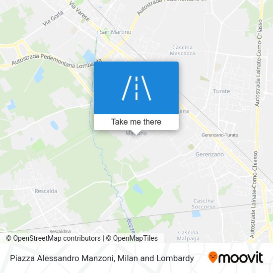 Piazza Alessandro Manzoni map