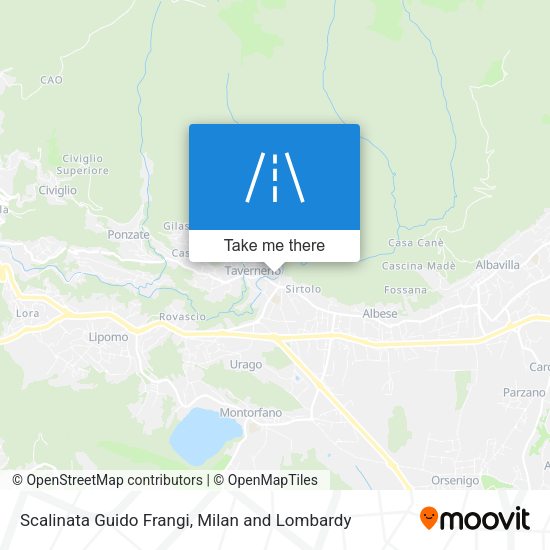 Scalinata Guido Frangi map