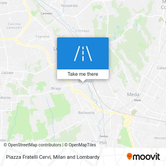 Piazza Fratelli Cervi map