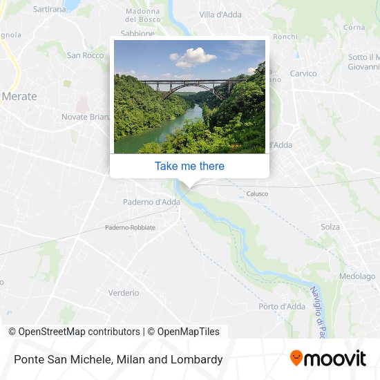 Ponte San Michele map