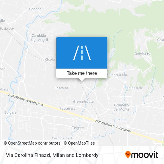 Via Carolina Finazzi map