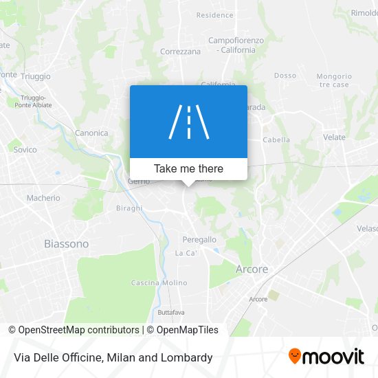 Via Delle Officine map