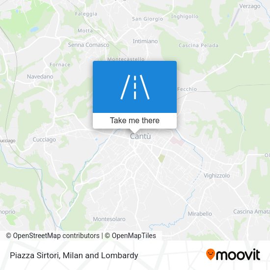 Piazza Sirtori map