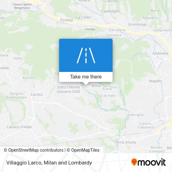 Villaggio Larco map