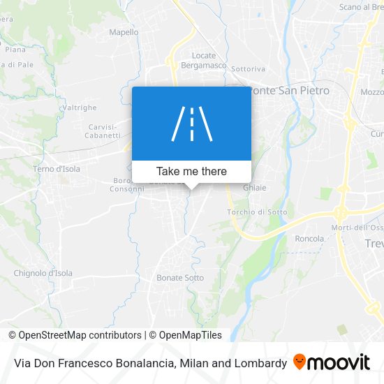 Via Don Francesco Bonalancia map