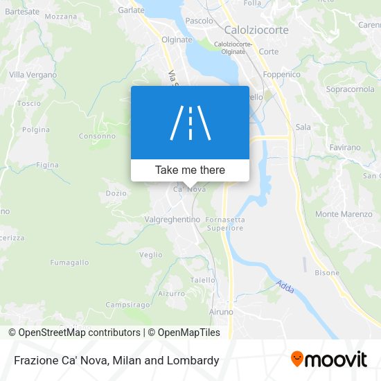 Frazione Ca' Nova map