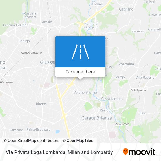 Via Privata Lega Lombarda map