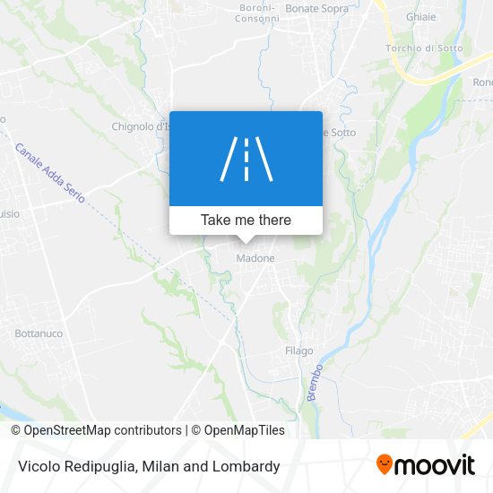 Vicolo Redipuglia map