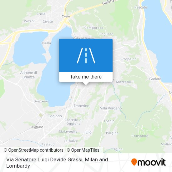 Via Senatore Luigi Davide Grassi map