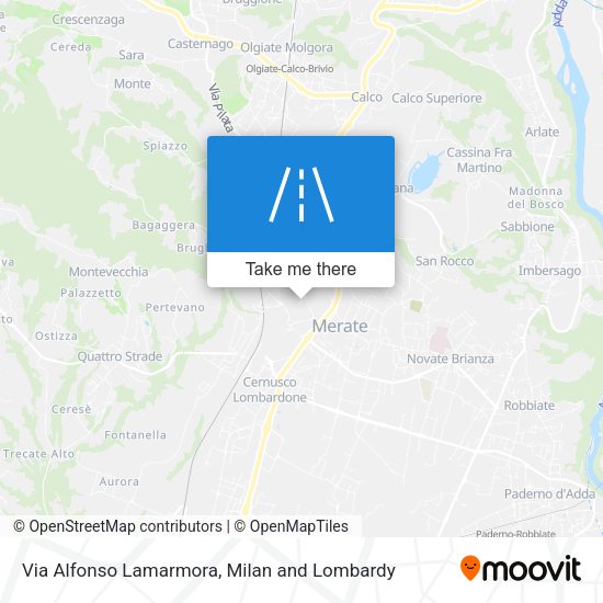 Via Alfonso Lamarmora map