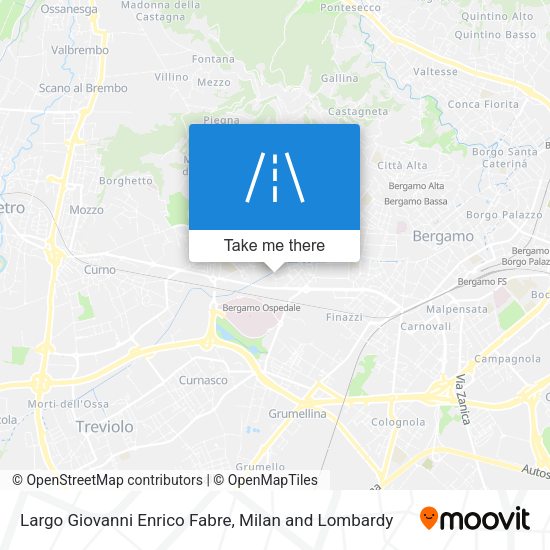 Largo Giovanni Enrico Fabre map