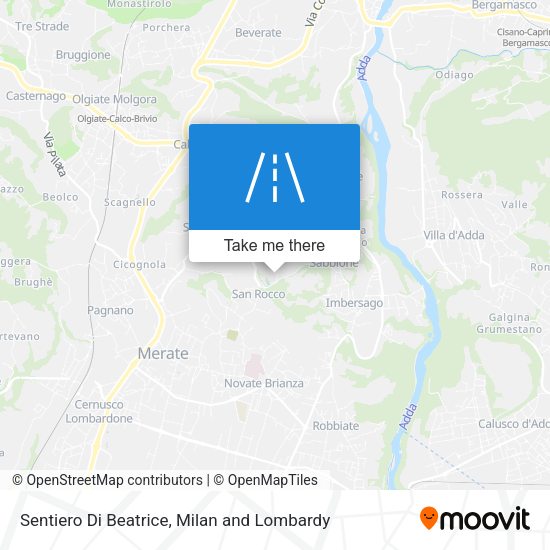 Sentiero Di Beatrice map
