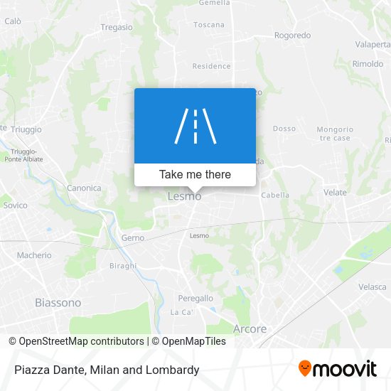 Piazza Dante map
