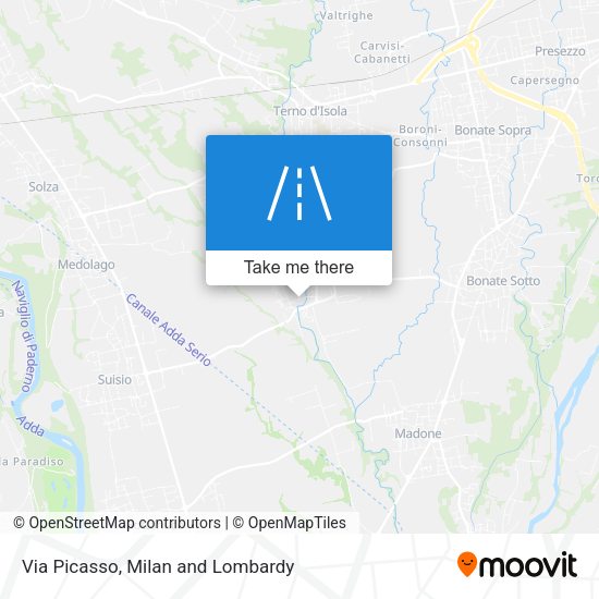 Via Picasso map