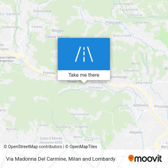 Via Madonna Del Carmine map