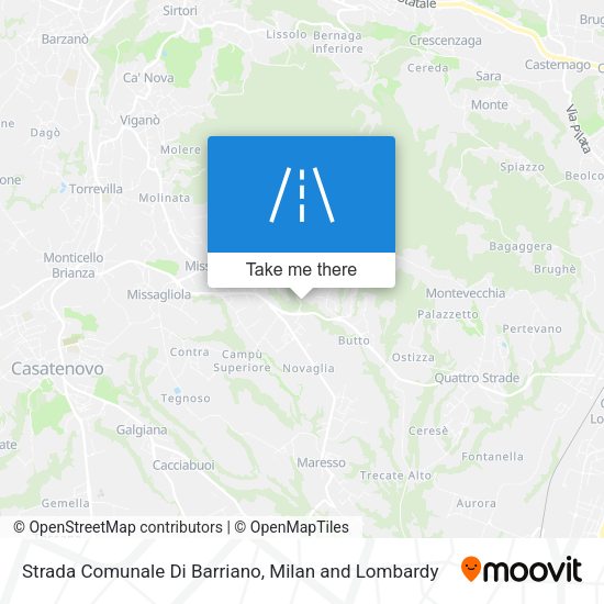 Strada Comunale Di Barriano map