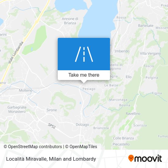 Località Miravalle map